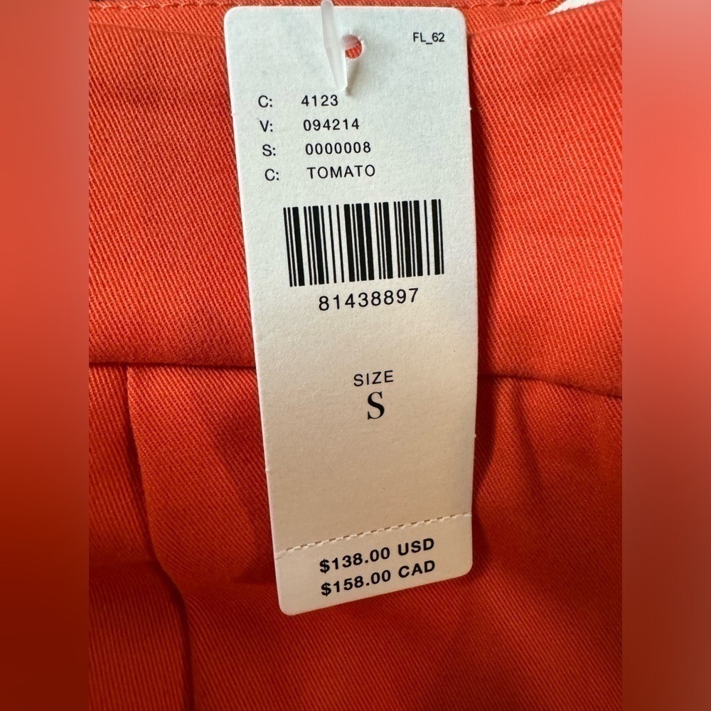 Anthropologie Exquise Rolled-Hem Chino Pants Size S - Picture 10 of 10